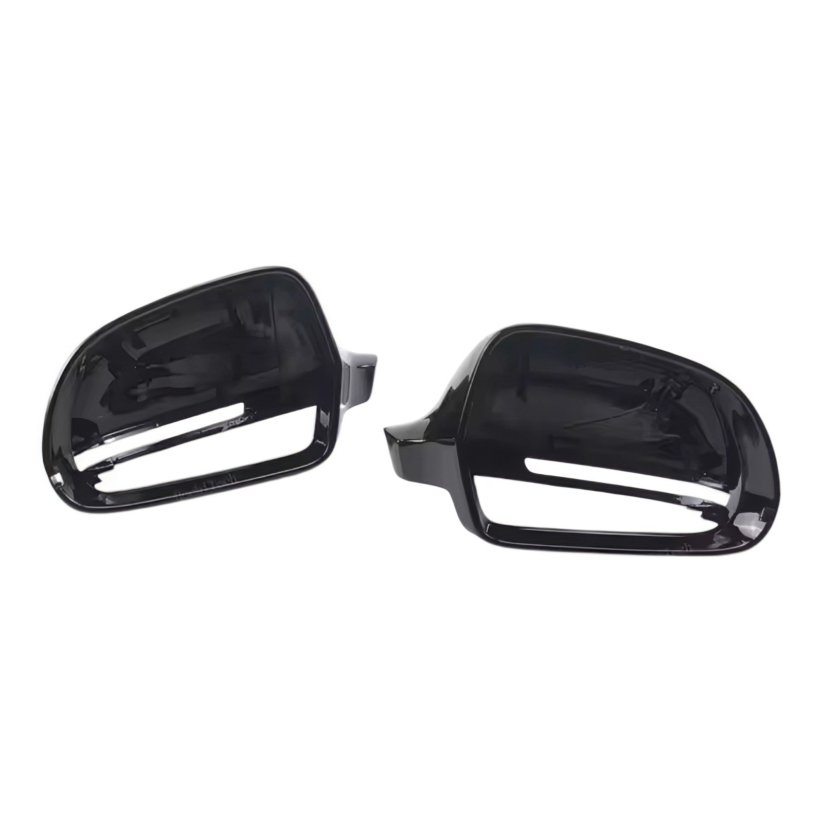 Coques rétroviseurs Audi A4 B8 noir brillant