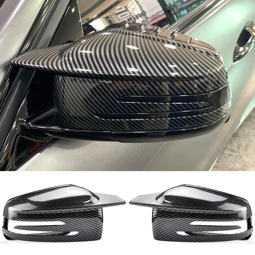 Coque rétroviseur mercedes classe a personnalisée carbone - Becquet Voiture