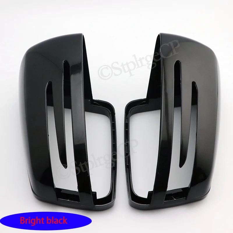 Coques Rétroviseur Mercedes A B C E S CLA GLA Noir Brillant