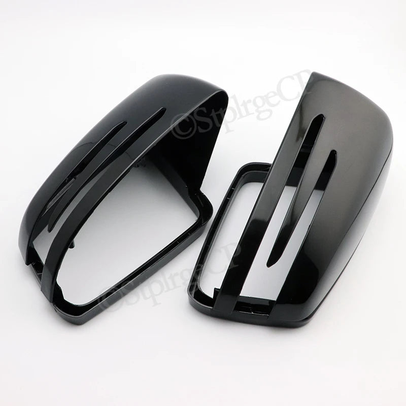 Coques Rétroviseur Mercedes A B C E S CLA GLA Noir Brillant