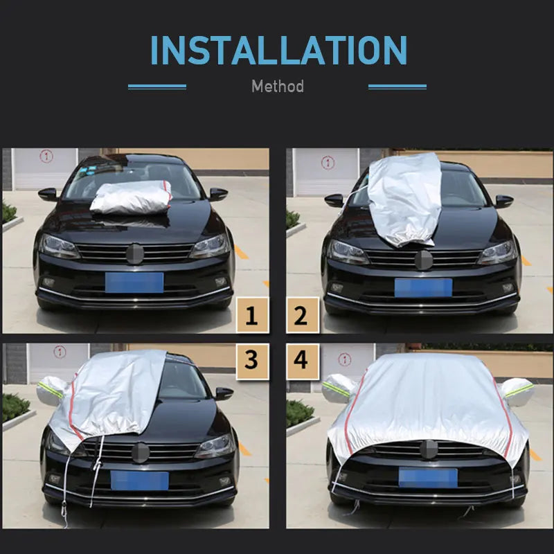 Demi-Bâche Universelle Voiture Imperméable SUV Berline