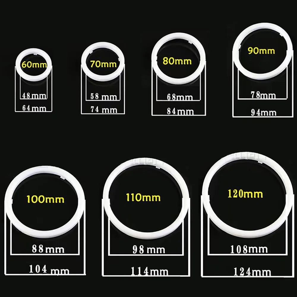 Feux de Jour DRL Angel Eyes RGB LED Universels (Kit 2 Pièces)