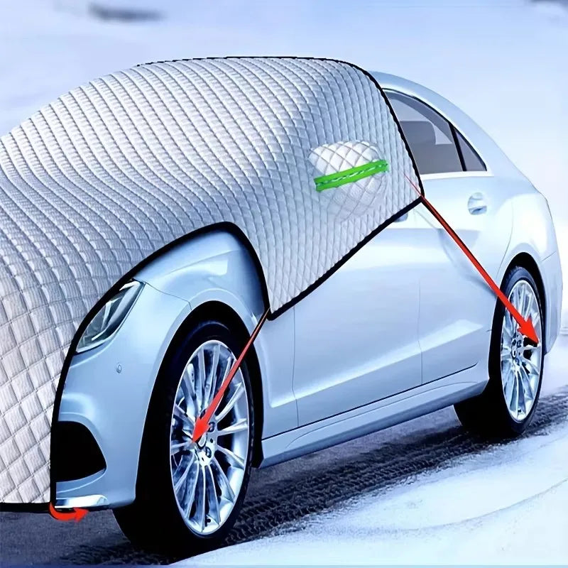 Bâche Pare-Brise Anti-Neige Voiture Hiver Universelle