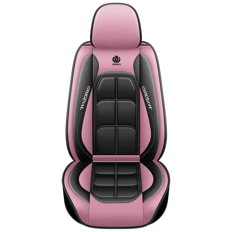 Housse de Siège Auto Cuir Universelle Toutes Saisons