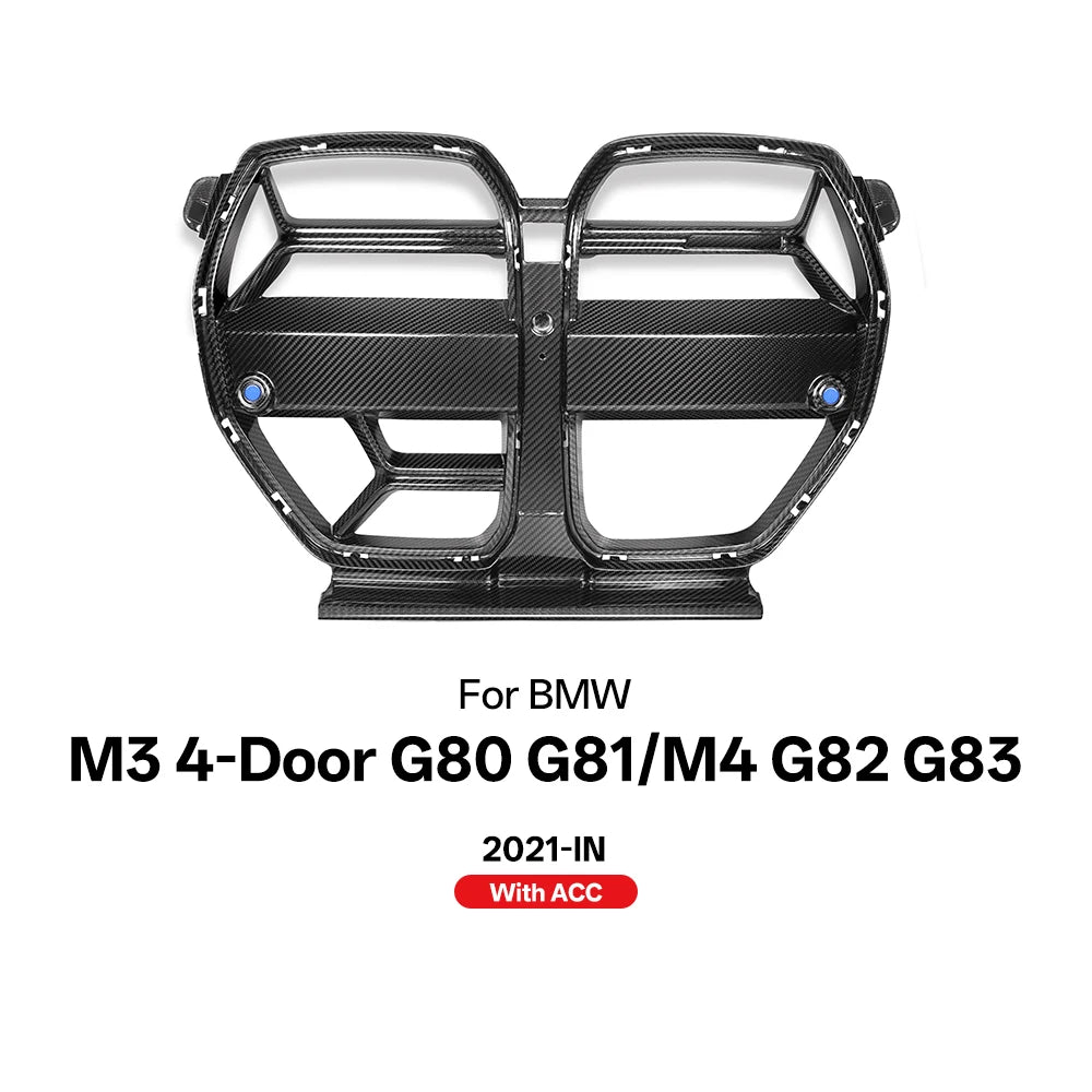 Grille de Calandre Avant Carbone BMW M3 M4 G80 Style CSL