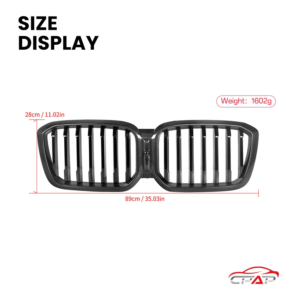 Grille d'Admission d'Air BMW X3 G01 X4 G02 LCI Carbone