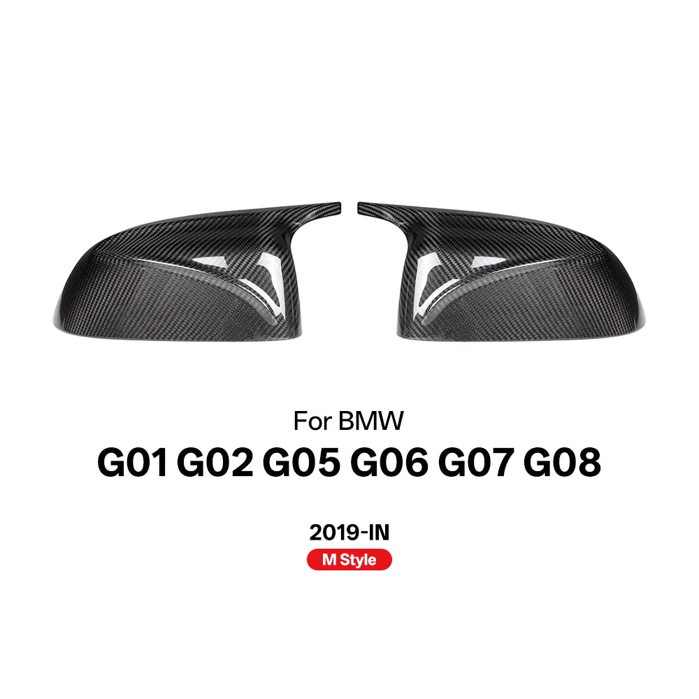 Coques de Rétroviseurs Carbone BMW X3 X4 X5 X6 X7 Style M 2019+
