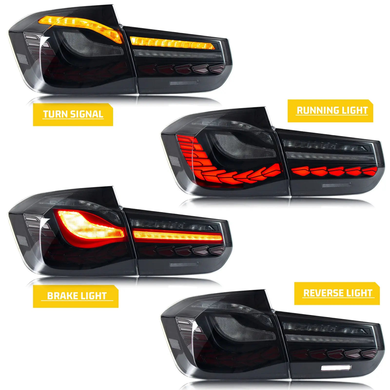 Feux Arrière LED BMW Série 3 F30 F80 M3 2011-2018