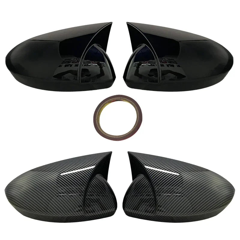 Coques de Rétroviseur Renault Megane 4 2016-2020 Noir Brillant