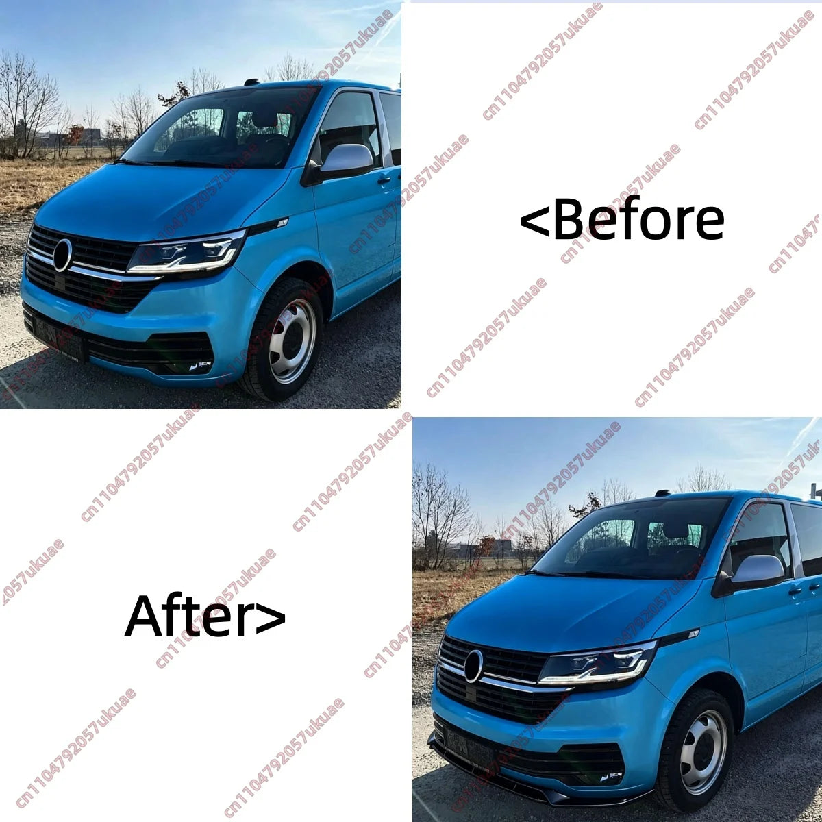 Lame Pare-Chocs Avant VW Transporter T6.1 2019-2025