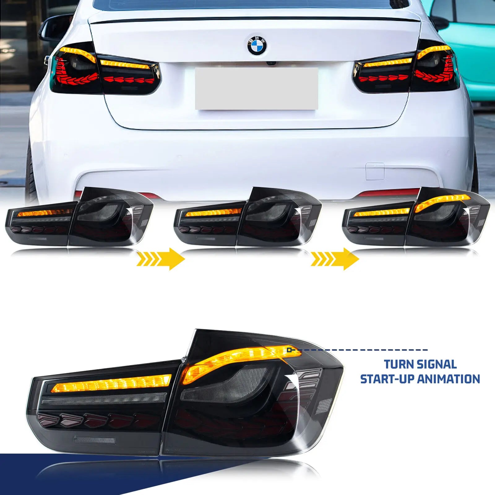 Feux Arrière LED BMW Série 3 F30 F80 M3 2011-2018