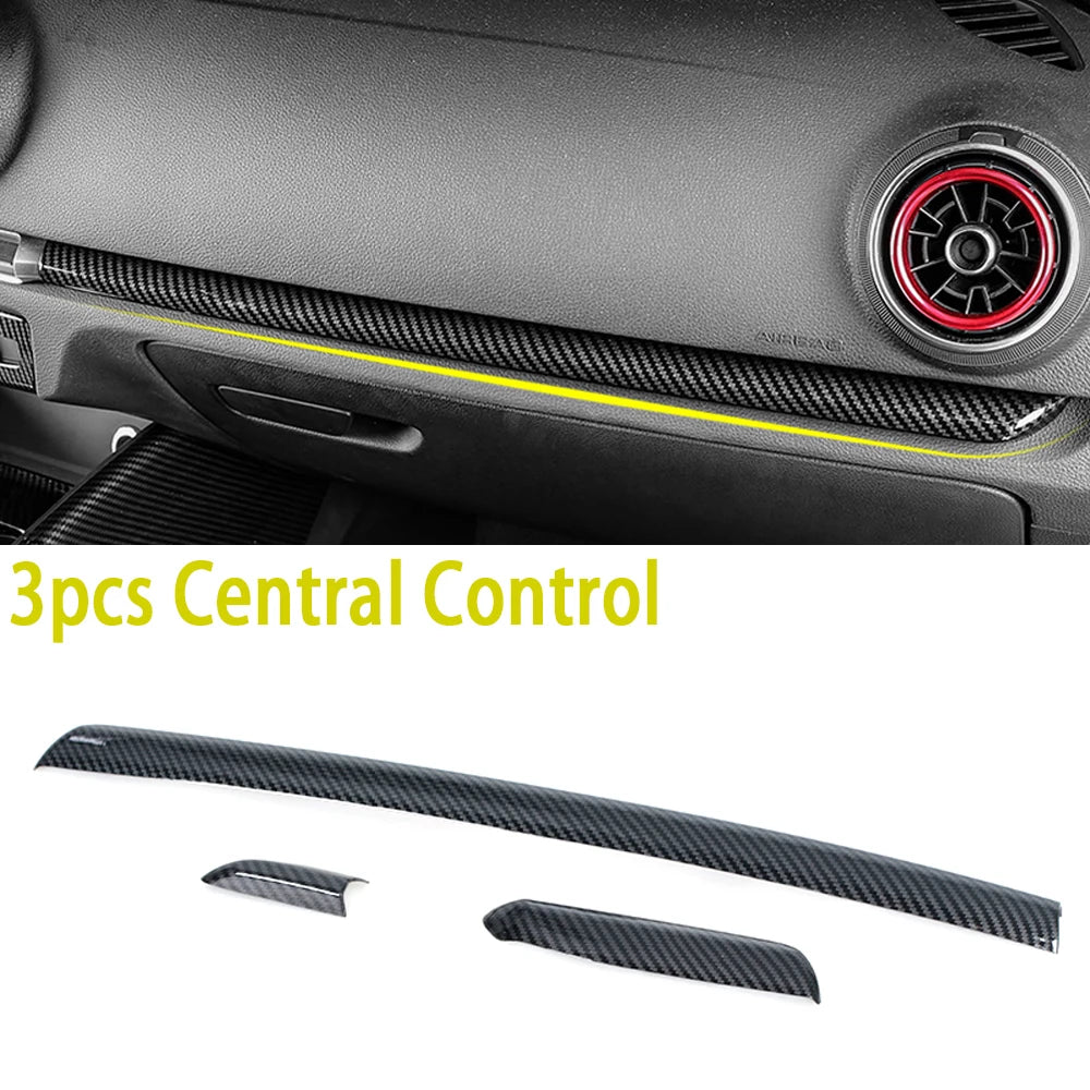 Garnitures Intérieures Carbone Audi A3 S3 RS3 2014-2018