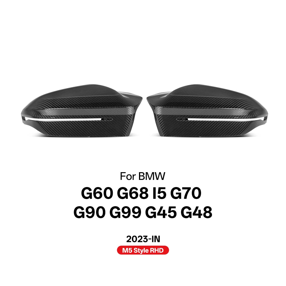 Coque Rétroviseur Carbone BMW G60 G70 i5 M5 Style