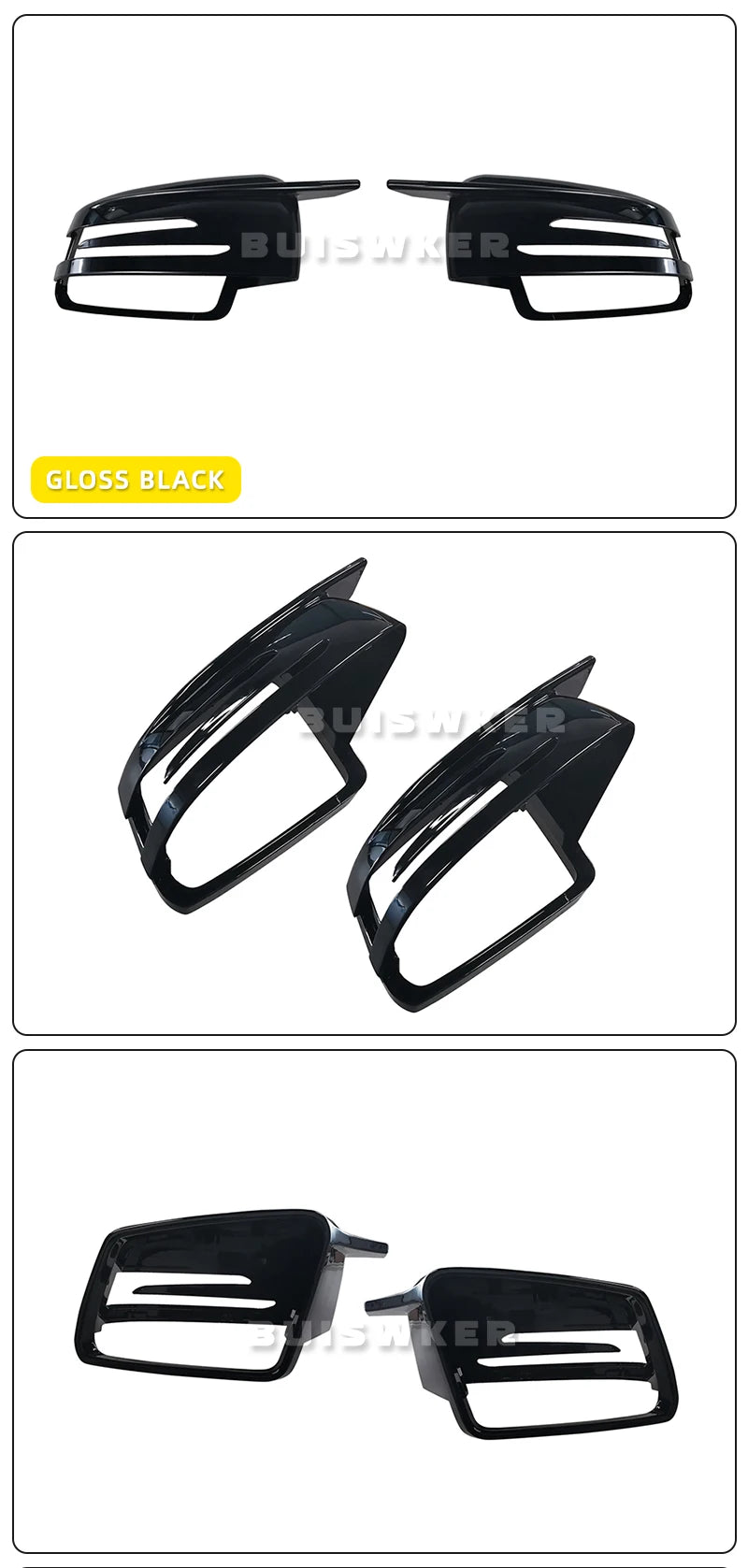 Coques Rétroviseur Mercedes W204 W212 W221 CLA GLA Carbone