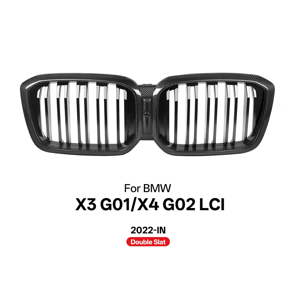 Grille d'Admission d'Air BMW X3 G01 X4 G02 LCI Carbone