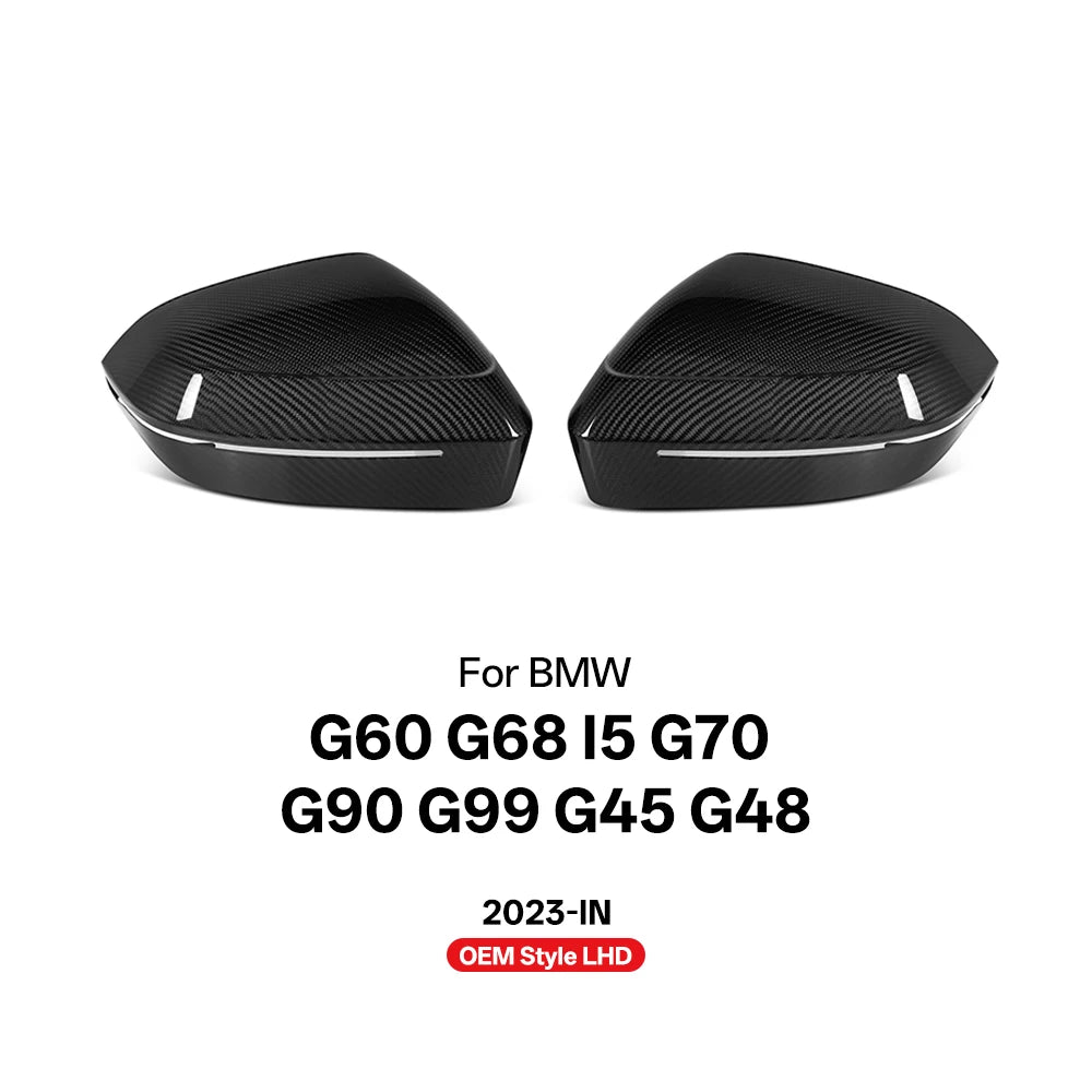 Coque Rétroviseur Carbone BMW G60 G70 i5 M5 Style