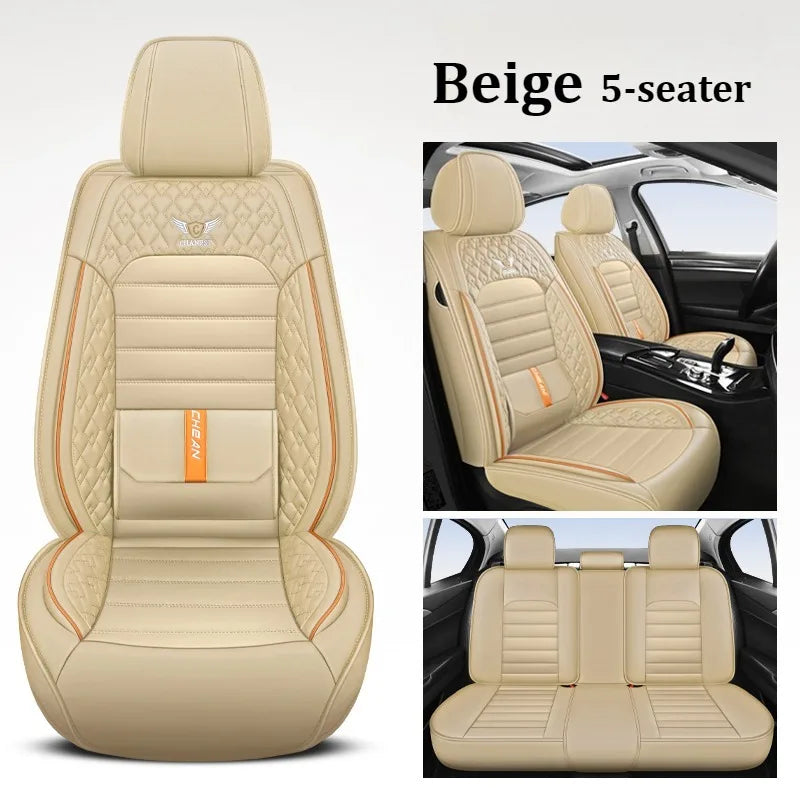 Housses de Siège Auto Cuir Universelles Toutes Saisons