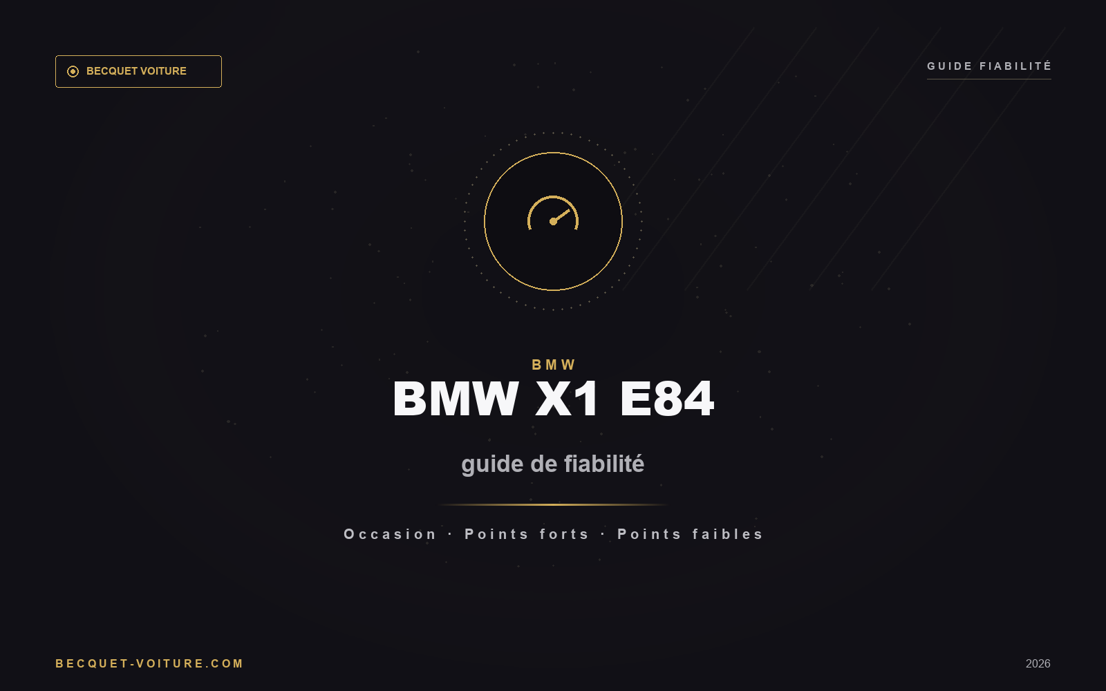 BMW X1 E84 d'occasion guide de fiabilité - Becquet Voiture