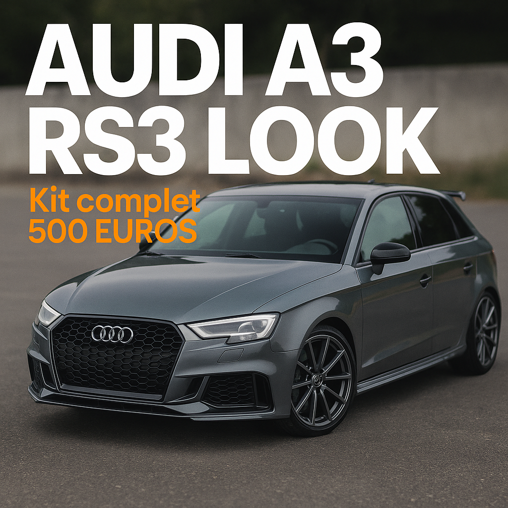 Audi A3 8V RS3 Look kit complet 500 euros Guide 2026