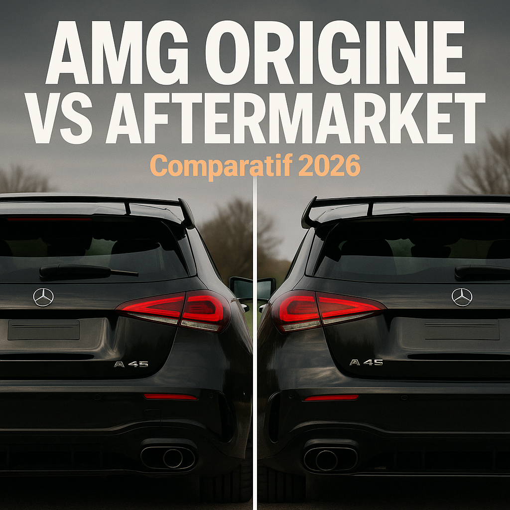 Becquet AMG origine vs aftermarket - Comparatif Mercedes 2026