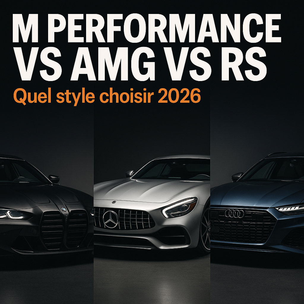 M Performance vs AMG vs RS - Comparatif styles tuning premium 2026