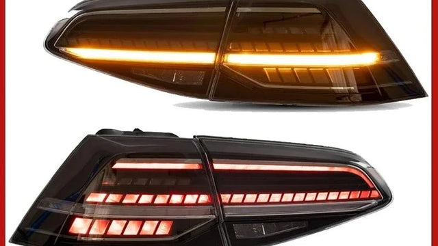 Feux arrière LED séquentiels pour Volkswagen Golf 7 MK7 et MK7.5, illustration du guide de fiabilité de la Golf 7 GTI d'occasion