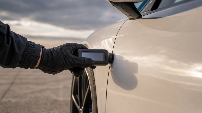 Jeu de caisse contrôlé à la jauge d'épaisseur de peinture, sur une berline sportive — Quelle BMW est équipée du système AdBlue