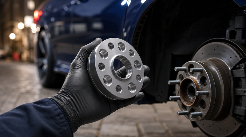 Boulon de roue serré à la clé dynamométrique sur une jante multibranches, sur une berline sportive — Jantes BMW E46
