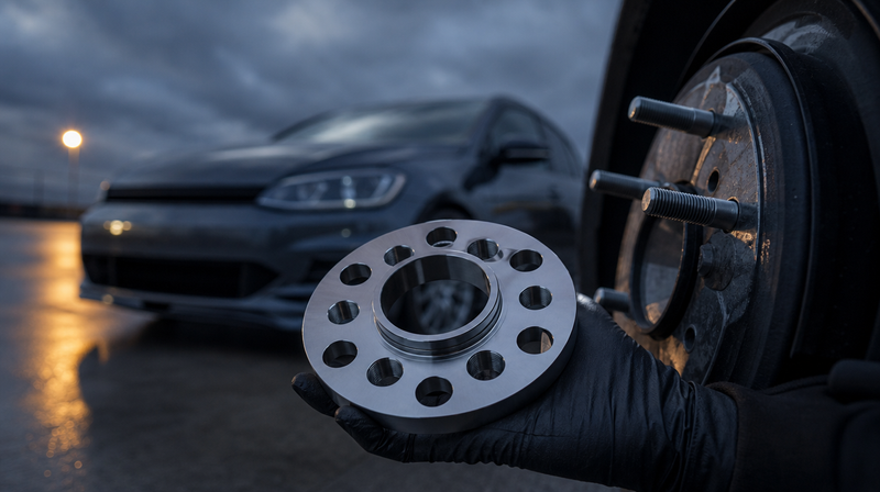 Boulon de roue serré à la clé dynamométrique sur une jante multibranches, sur une compacte sportive — Jantes BMW Série 1