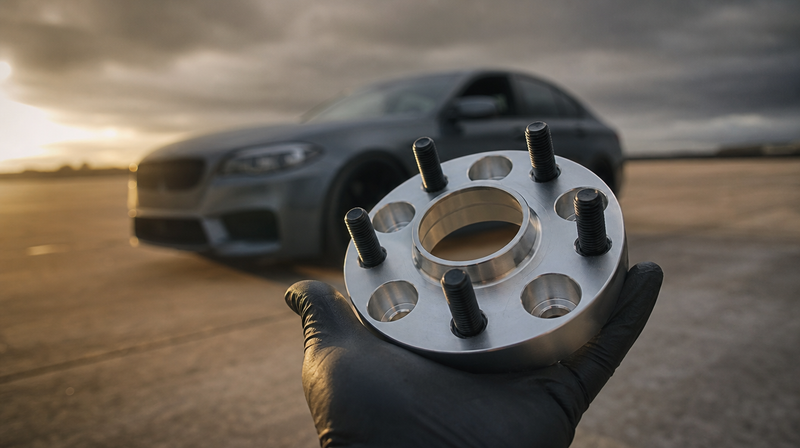Boulon de roue serré à la clé dynamométrique sur une jante multibranches, sur une berline sportive — Jantes BMW Série 5 E39