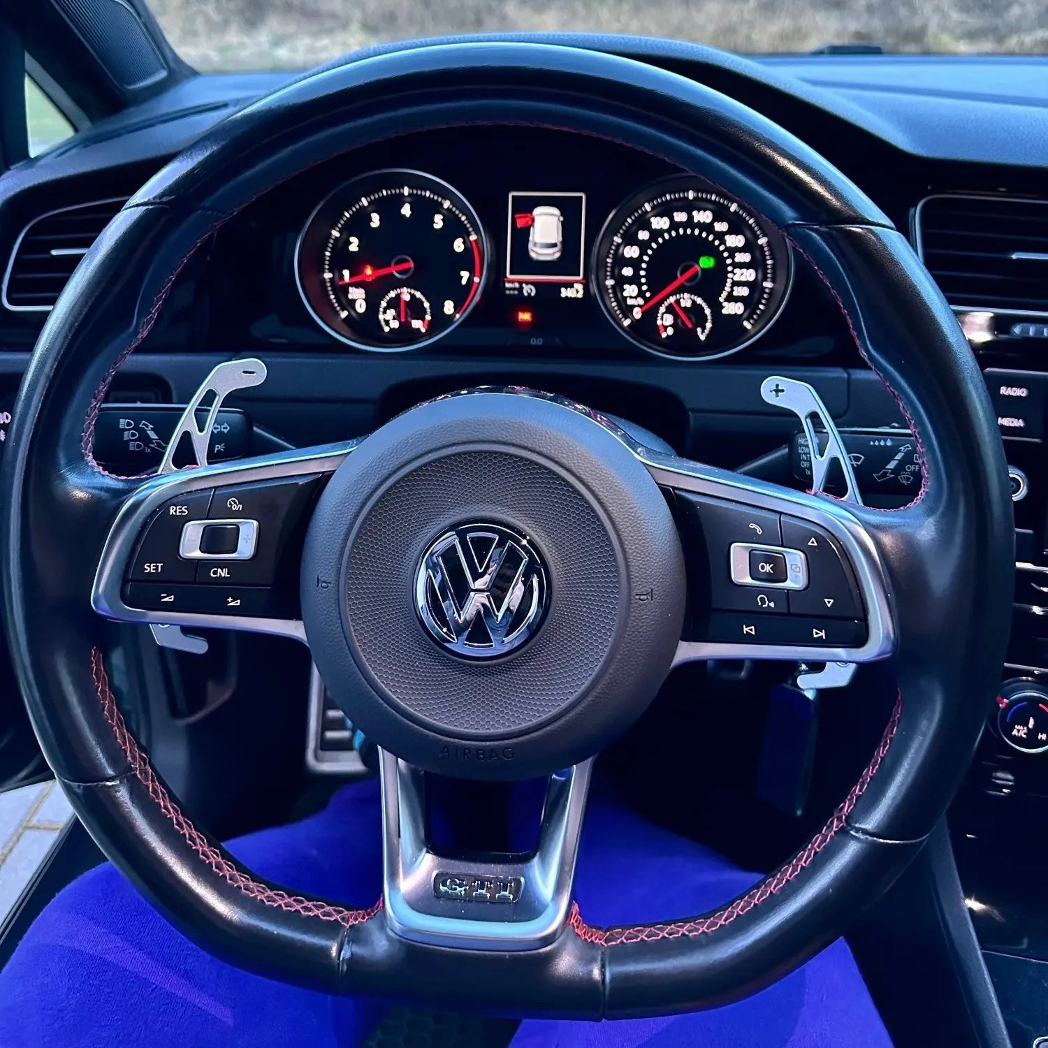 Palette au volant Volkswagen