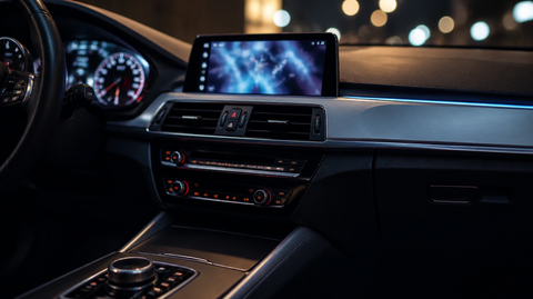 Console centrale carbone Audi