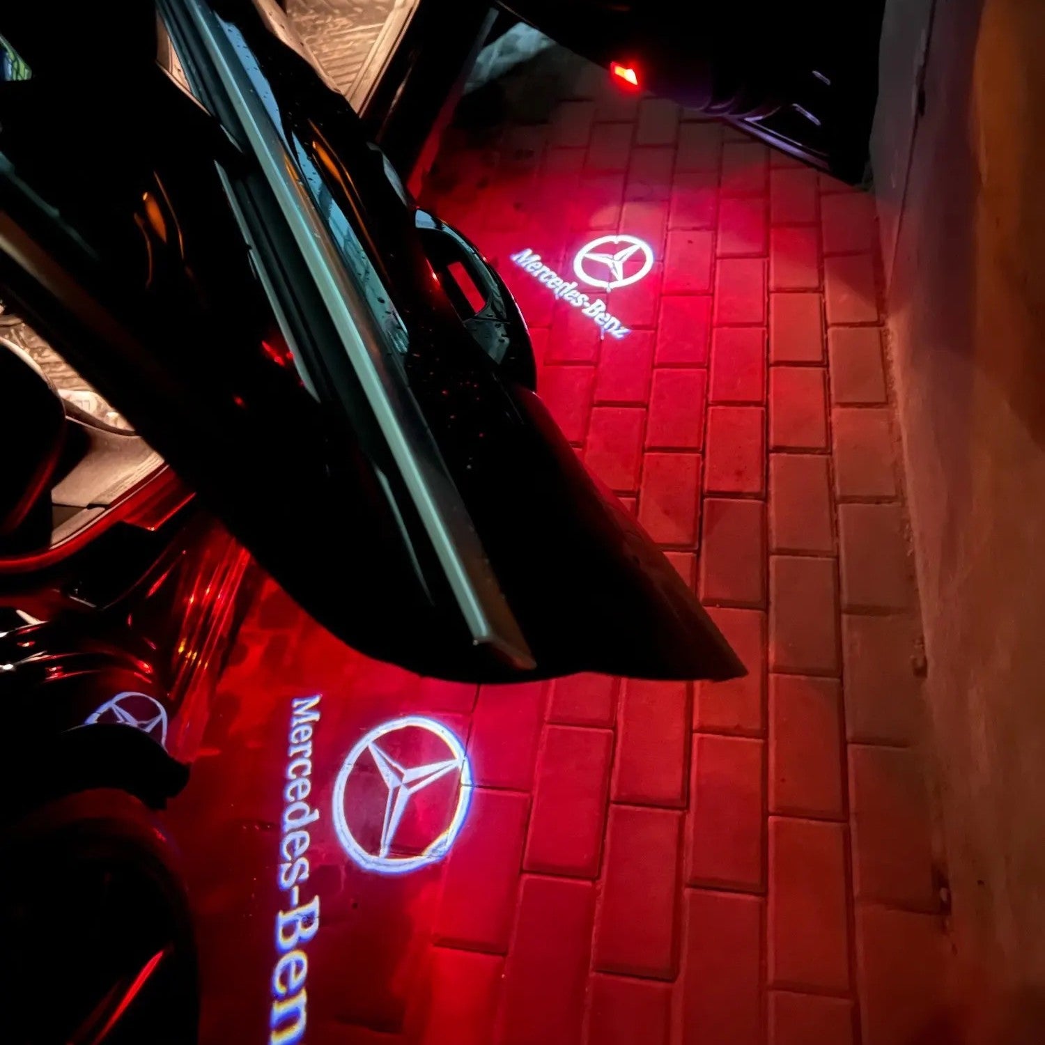 Projecteur de porte de voiture - Audi - Projecteur de logo - Logo Audi -  Porte de