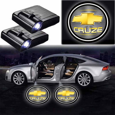 Projecteur de porte LED Chevrolet Cruze Sans Fil 2 pièces