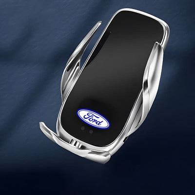 Support Téléphone Chargeur Sans Fil Ford 15W Noir 11