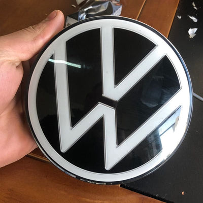 Emblème Calandre VW Lumineux LED Étanche 120-155mm