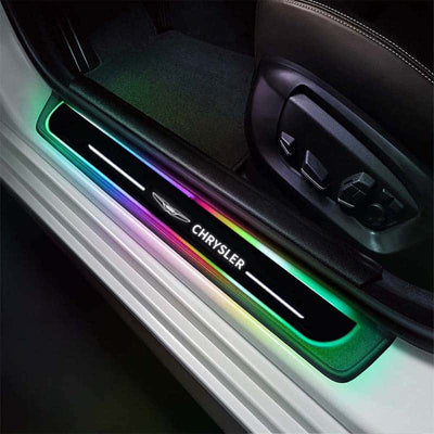Seuils de Porte LED Chrysler 7 Couleurs Magnétique 2