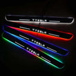 Seuils de porte LED Tesla étanches, aimantés, 7 couleurs changeantes