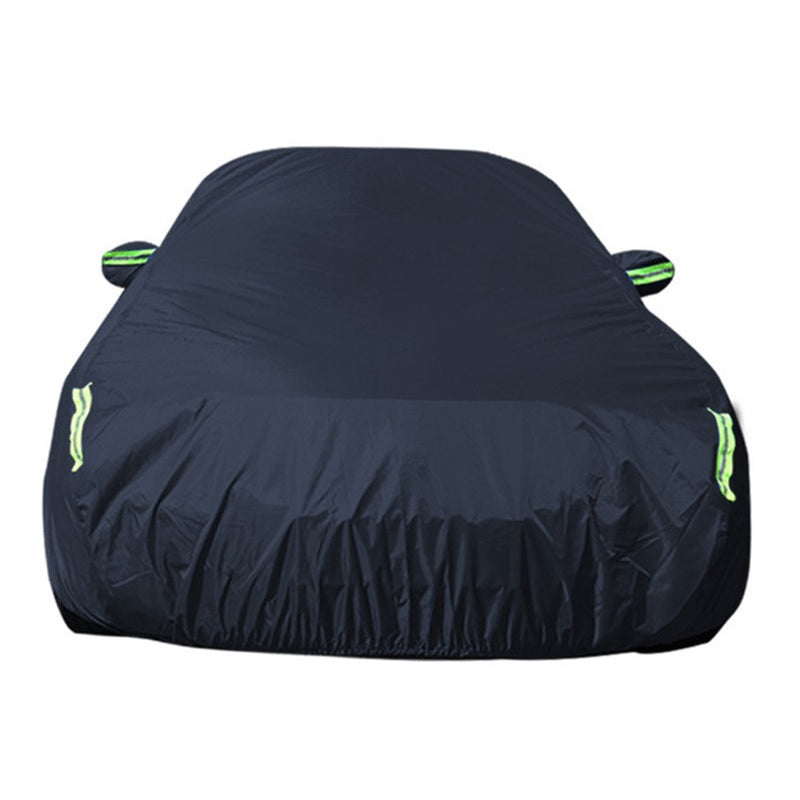 Bâche de Protection Voiture Universelle Imperméable Noire XL XXL