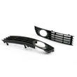 2 Grilles Antibrouillard Pare-Choc Noir Audi A4 B6 2002-2005