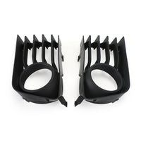 2 Pièces Couvercles Antibrouillard Noir Toyota Prius 2004-2009 - vue de face - Becquet Voiture