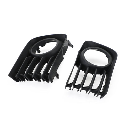 2 Pièces Couvercles Antibrouillard Noir Toyota Prius 2004-2009 - vue de trois-quarts - Becquet Voiture