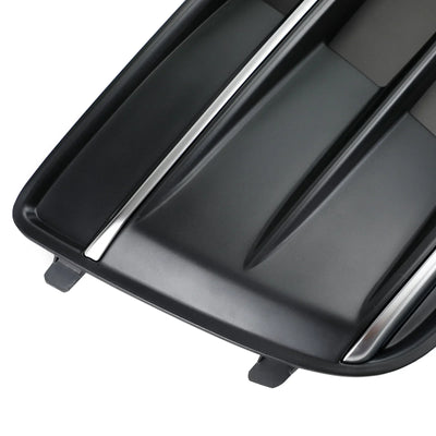 2 Pièces Insert Calandre Pare-Chocs Avant Noir Chrome Audi Q5 - vue de profil 2 - Becquet Voiture
