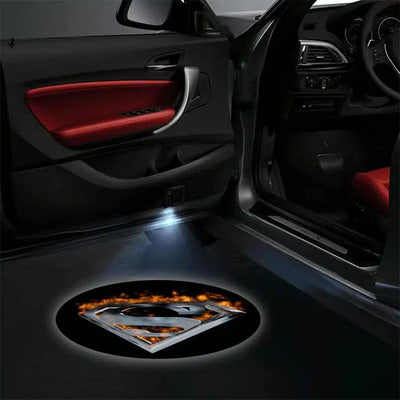 Projecteur de porte LED Superman pour voiture, pack 2 pièces - vue 2