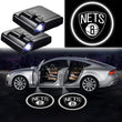Projecteurs de porte LED Brooklyn Nets NBA - Lot de 2