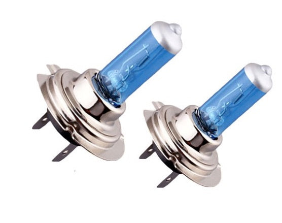 2x Ampoules H7 Xenon White 6000K - vue de face - Becquet Voiture