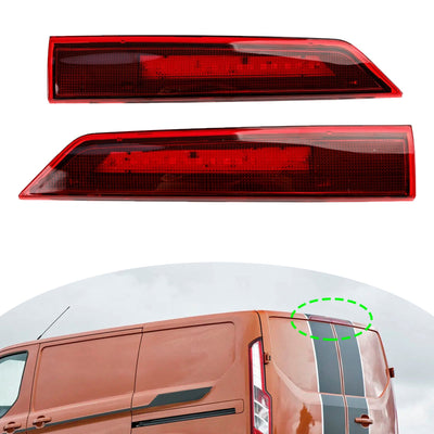 2x Feu Stop Arrière LED Haut Niveau Ford Transit Tourneo Porte de Grange - vue de profil - Becquet Voiture