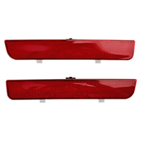 2x Feu Stop Réflecteur Pare-chocs Arrière Rouge Range Rover L322 - vue de face 2 - Becquet Voiture