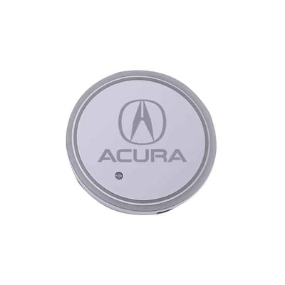 2X Lampes LED de porte-gobelet Acura 7 couleurs changeantes - packshot studio - Becquet Voiture