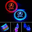 2X Lampes LED de porte-gobelet Acura 7 couleurs changeantes